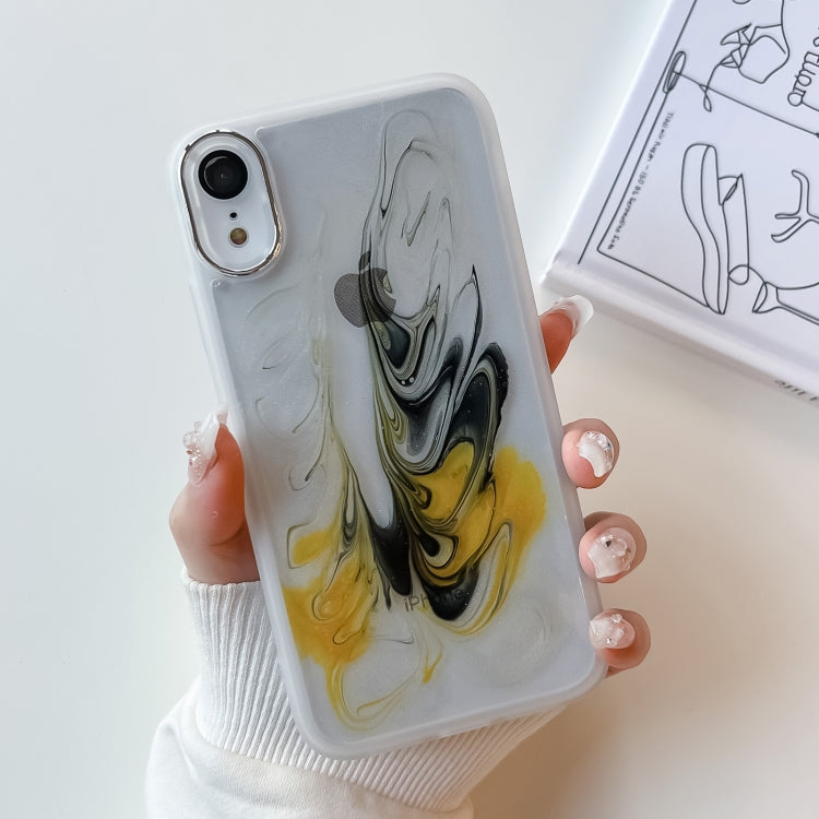 Oil Painting Electroplating TPU Phone Case, For iPhone 12 Pro Max, For iPhone 11 Pro, For iPhone 11 Pro Max, For iPhone SE 2022/2020 / 8 / 7, For iPhone 8 Plus / 7 Plus, For iPhone X / XS, For iPhone XS Max, For iPhone XR