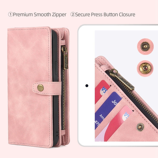Zipper Wallet Magnetic Detachable Leather Phone Case, For iPhone 14, For iPhone 14 Pro, For iPhone 14 Plus, For iPhone 14 Pro Max, For iPhone 13, For iPhone 13 Pro, For iPhone 13 Pro Max, For iPhone 12 / 12 Pro, For iPhone 12 Pro Max, For iPhone 11    ...