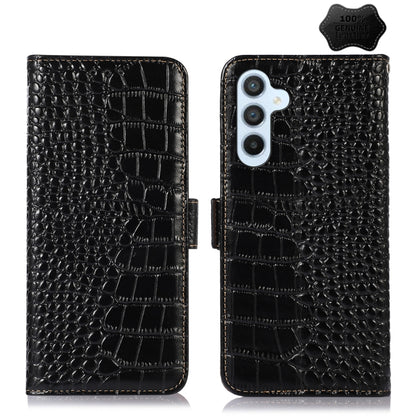 Crocodile Top Layer Cowhide Leather Phone Case, For Samsung Galaxy A35 5G, For Samsung Galaxy M34 5G, For Samsung Galaxy S24 Ultra, For Samsung Galaxy A55 5G, For Samsung Galaxy Xcover 7, For Samsung Galaxy M54 5G, For Samsung Galaxy S24+              ...
