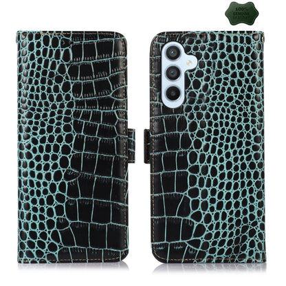 Crocodile Top Layer Cowhide Leather Phone Case, For Samsung Galaxy A35 5G, For Samsung Galaxy M34 5G, For Samsung Galaxy S24 Ultra, For Samsung Galaxy A55 5G, For Samsung Galaxy Xcover 7, For Samsung Galaxy M54 5G, For Samsung Galaxy S24+              ...