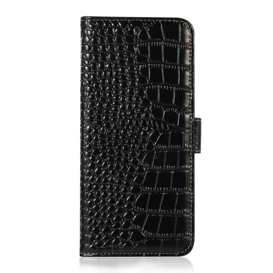 Crocodile Top Layer Cowhide Leather Phone Case, For Samsung Galaxy S24 Ultra, For Samsung Galaxy A55 5G, For Samsung Galaxy Xcover 7, For Samsung Galaxy M54 5G, For Samsung Galaxy A35 5G, For Samsung Galaxy M34 5G, For Samsung Galaxy S24+              ...