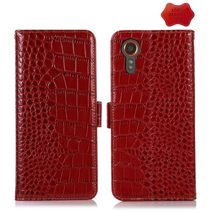 Crocodile Top Layer Cowhide Leather Phone Case, For Samsung Galaxy A35 5G, For Samsung Galaxy M34 5G, For Samsung Galaxy S24 Ultra, For Samsung Galaxy A55 5G, For Samsung Galaxy Xcover 7, For Samsung Galaxy M54 5G, For Samsung Galaxy S24+              ...
