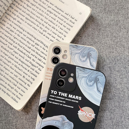 Martian Astronaut Pattern Shockproof Phone Case, For iPhone 6s, For iPhone 6