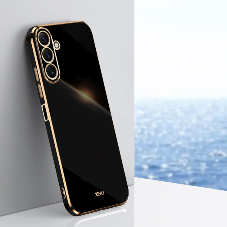 XINLI Straight Edge 6D Electroplate TPU Phone Case, For Samsung Galaxy A05, For Samsung Galaxy A05s, For Samsung Galaxy M34 5G, For Samsung Galaxy A25 5G, For Samsung Galaxy S23 FE 5G, For Samsung Galaxy M54 5G