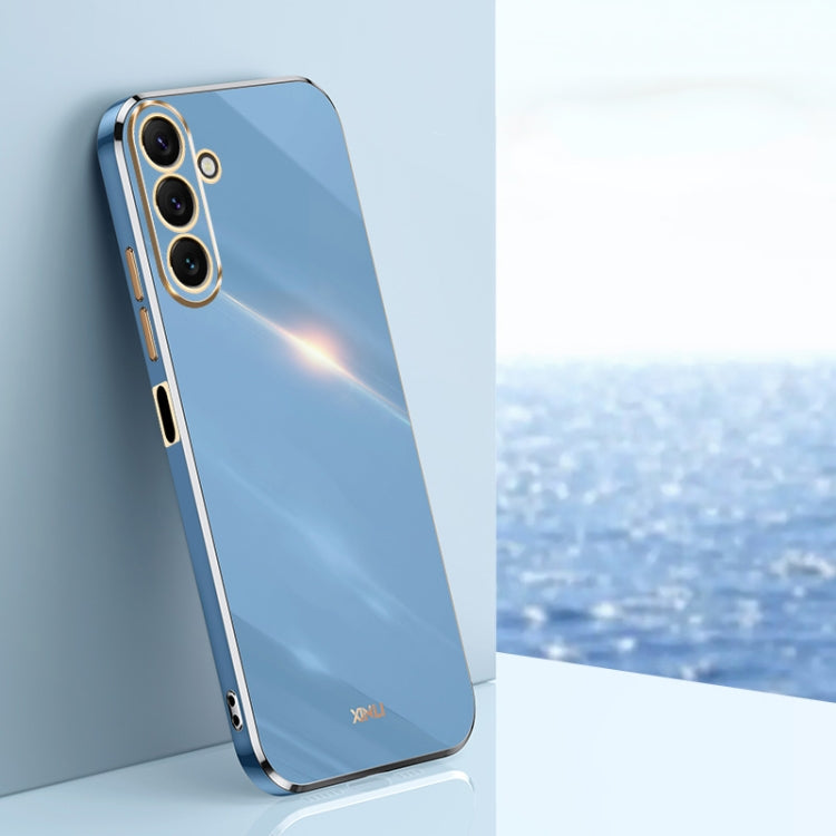 XINLI Straight Edge 6D Electroplate TPU Phone Case, For Samsung Galaxy A05, For Samsung Galaxy A05s, For Samsung Galaxy M34 5G, For Samsung Galaxy A25 5G, For Samsung Galaxy S23 FE 5G, For Samsung Galaxy M54 5G
