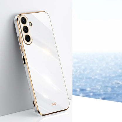 XINLI Straight Edge 6D Electroplate TPU Phone Case, For Samsung Galaxy A05, For Samsung Galaxy A05s, For Samsung Galaxy M34 5G, For Samsung Galaxy A25 5G, For Samsung Galaxy S23 FE 5G, For Samsung Galaxy M54 5G