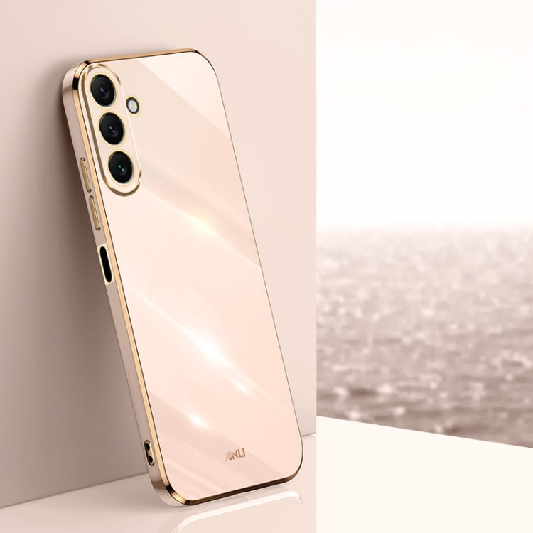 XINLI Straight Edge 6D Electroplate TPU Phone Case, For Samsung Galaxy A05, For Samsung Galaxy A05s, For Samsung Galaxy M34 5G, For Samsung Galaxy A25 5G, For Samsung Galaxy S23 FE 5G, For Samsung Galaxy M54 5G
