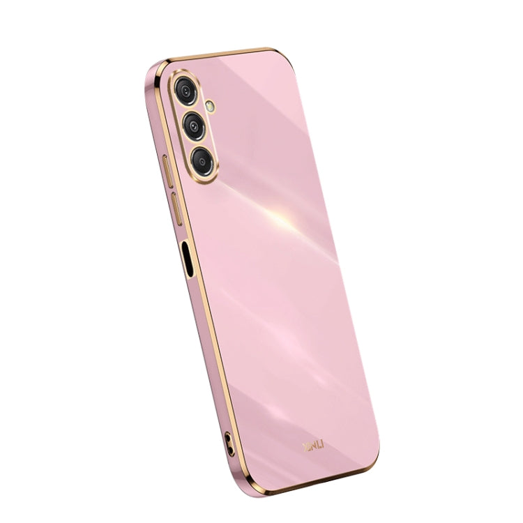 XINLI Straight Edge 6D Electroplate TPU Phone Case, For Samsung Galaxy A05, For Samsung Galaxy A05s, For Samsung Galaxy M34 5G, For Samsung Galaxy A25 5G, For Samsung Galaxy S23 FE 5G, For Samsung Galaxy M54 5G
