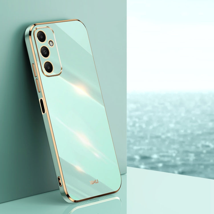 XINLI Straight Edge 6D Electroplate TPU Phone Case, For Samsung Galaxy A05, For Samsung Galaxy A05s, For Samsung Galaxy M34 5G, For Samsung Galaxy A25 5G, For Samsung Galaxy S23 FE 5G, For Samsung Galaxy M54 5G
