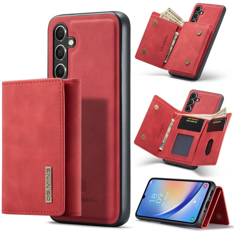DG.MING M1 Series 3-Fold Multi Card Wallet + Magnetic Phone Case, For Samsung Galaxy A15 5G / A15 4G, For Samsung Galaxy A55 5G, For Samsung Galaxy A35 5G, For Samsung Galaxy S24 Ultra 5G, For Samsung Galaxy S24+ 5G, For Samsung Galaxy S24 5G          ...