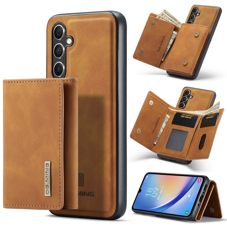 DG.MING M1 Series 3-Fold Multi Card Wallet + Magnetic Phone Case, For Samsung Galaxy A15 5G / A15 4G, For Samsung Galaxy A55 5G, For Samsung Galaxy A35 5G, For Samsung Galaxy S24 Ultra 5G, For Samsung Galaxy S24+ 5G, For Samsung Galaxy S24 5G          ...