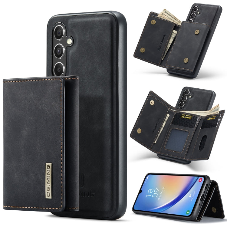 DG.MING M1 Series 3-Fold Multi Card Wallet + Magnetic Phone Case, For Samsung Galaxy A15 5G / A15 4G, For Samsung Galaxy A55 5G, For Samsung Galaxy A35 5G, For Samsung Galaxy S24 Ultra 5G, For Samsung Galaxy S24+ 5G, For Samsung Galaxy S24 5G          ...