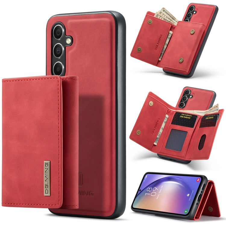 DG.MING M1 Series 3-Fold Multi Card Wallet + Magnetic Phone Case, For Samsung Galaxy A15 5G / A15 4G, For Samsung Galaxy A55 5G, For Samsung Galaxy A35 5G, For Samsung Galaxy S24 Ultra 5G, For Samsung Galaxy S24+ 5G, For Samsung Galaxy S24 5G          ...