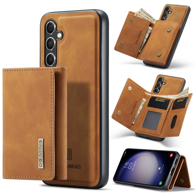DG.MING M1 Series 3-Fold Multi Card Wallet + Magnetic Phone Case, For Samsung Galaxy A15 5G / A15 4G, For Samsung Galaxy A55 5G, For Samsung Galaxy A35 5G, For Samsung Galaxy S24 Ultra 5G, For Samsung Galaxy S24+ 5G, For Samsung Galaxy S24 5G          ...