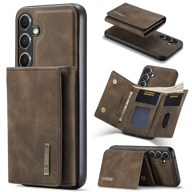 DG.MING M1 Series 3-Fold Multi Card Wallet + Magnetic Phone Case, For Samsung Galaxy A15 5G / A15 4G, For Samsung Galaxy A55 5G, For Samsung Galaxy A35 5G, For Samsung Galaxy S24 Ultra 5G, For Samsung Galaxy S24+ 5G, For Samsung Galaxy S24 5G          ...