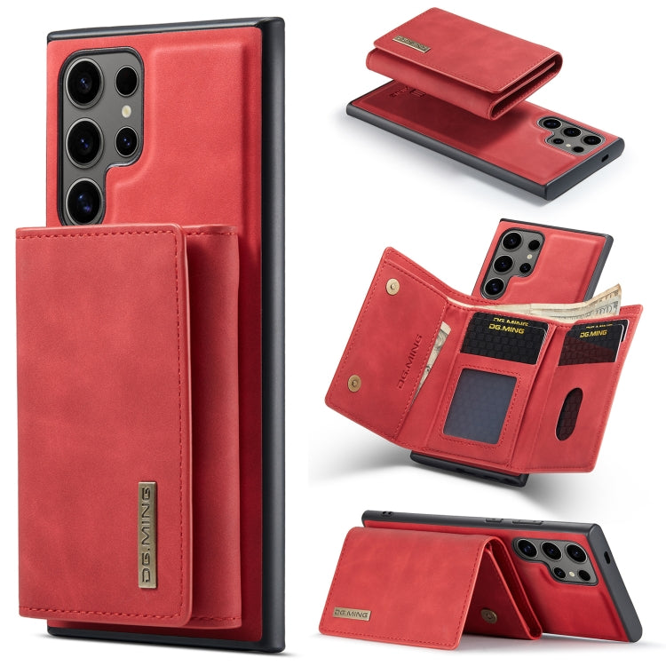 DG.MING M1 Series 3-Fold Multi Card Wallet + Magnetic Phone Case, For Samsung Galaxy A15 5G / A15 4G, For Samsung Galaxy A55 5G, For Samsung Galaxy A35 5G, For Samsung Galaxy S24 Ultra 5G, For Samsung Galaxy S24+ 5G, For Samsung Galaxy S24 5G          ...