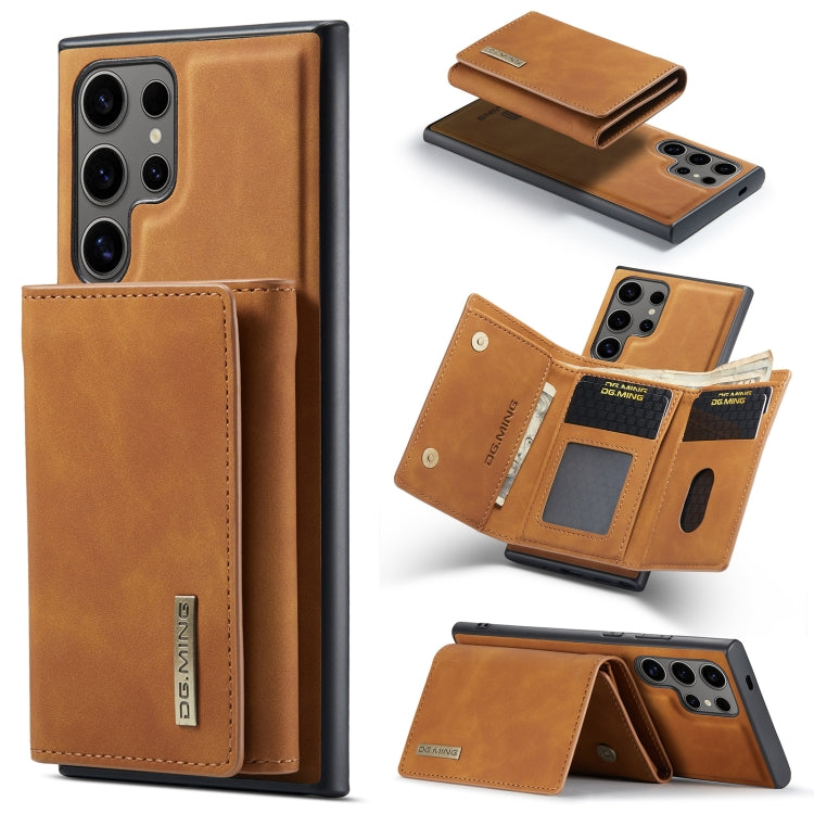 DG.MING M1 Series 3-Fold Multi Card Wallet + Magnetic Phone Case, For Samsung Galaxy A15 5G / A15 4G, For Samsung Galaxy A55 5G, For Samsung Galaxy A35 5G, For Samsung Galaxy S24 Ultra 5G, For Samsung Galaxy S24+ 5G, For Samsung Galaxy S24 5G          ...