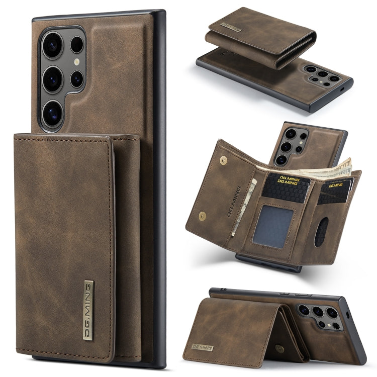 DG.MING M1 Series 3-Fold Multi Card Wallet + Magnetic Phone Case, For Samsung Galaxy A15 5G / A15 4G, For Samsung Galaxy A55 5G, For Samsung Galaxy A35 5G, For Samsung Galaxy S24 Ultra 5G, For Samsung Galaxy S24+ 5G, For Samsung Galaxy S24 5G          ...