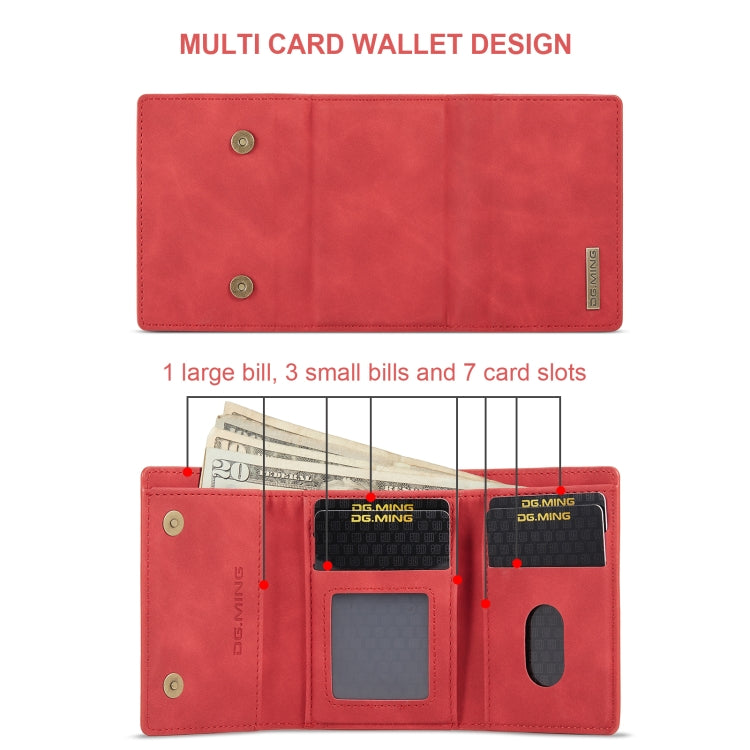 DG.MING M1 Series 3-Fold Multi Card Wallet + Magnetic Phone Case, For Samsung Galaxy A15 5G / A15 4G, For Samsung Galaxy A55 5G, For Samsung Galaxy A35 5G, For Samsung Galaxy S24 Ultra 5G, For Samsung Galaxy S24+ 5G, For Samsung Galaxy S24 5G          ...