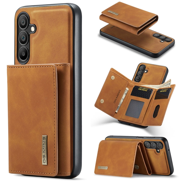 DG.MING M1 Series 3-Fold Multi Card Wallet + Magnetic Phone Case, For Samsung Galaxy A15 5G / A15 4G, For Samsung Galaxy A55 5G, For Samsung Galaxy A35 5G, For Samsung Galaxy S24 Ultra 5G, For Samsung Galaxy S24+ 5G, For Samsung Galaxy S24 5G          ...
