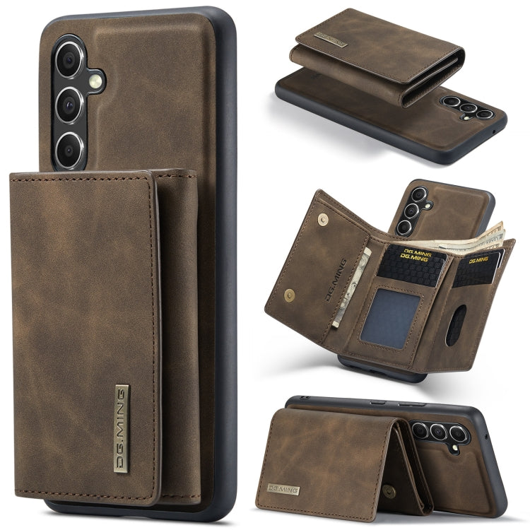 DG.MING M1 Series 3-Fold Multi Card Wallet + Magnetic Phone Case, For Samsung Galaxy A15 5G / A15 4G, For Samsung Galaxy A55 5G, For Samsung Galaxy A35 5G, For Samsung Galaxy S24 Ultra 5G, For Samsung Galaxy S24+ 5G, For Samsung Galaxy S24 5G          ...