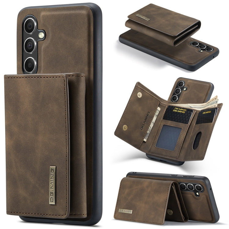 DG.MING M1 Series 3-Fold Multi Card Wallet + Magnetic Phone Case, For Samsung Galaxy A15 5G / A15 4G, For Samsung Galaxy A55 5G, For Samsung Galaxy A35 5G, For Samsung Galaxy S24 Ultra 5G, For Samsung Galaxy S24+ 5G, For Samsung Galaxy S24 5G          ...