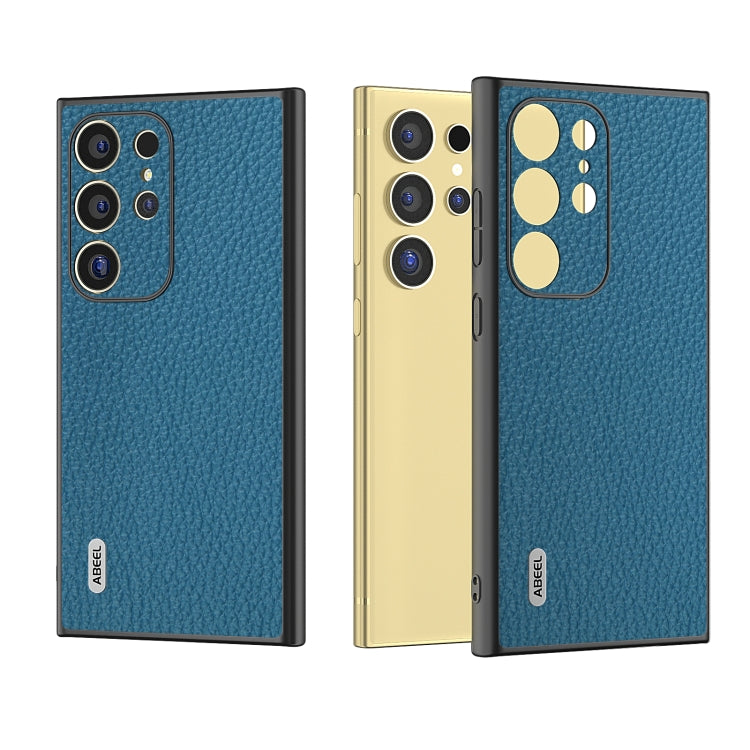 ABEEL Genuine Leather Litchi Texture Phone Case, For Samsung Galaxy Z Flip6 / Flip7 FE, For Samsung Galaxy Z Fold6, For Samsung Galaxy S24 Ultra 5G, For Samsung Galaxy S23 FE 5G, For Samsung Galaxy Z Fold5, For Samsung Galaxy Z Flip5