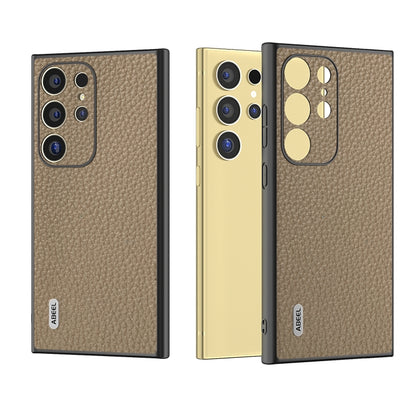 ABEEL Genuine Leather Litchi Texture Phone Case, For Samsung Galaxy Z Flip6 / Flip7 FE, For Samsung Galaxy Z Fold6, For Samsung Galaxy S24 Ultra 5G, For Samsung Galaxy S23 FE 5G, For Samsung Galaxy Z Fold5, For Samsung Galaxy Z Flip5