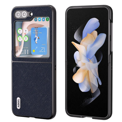 ABEEL Cross Texture Genuine Leather Phone Case, For Samsung Galaxy Z Flip6 / Flip7 FE, For Samsung Galaxy Z Fold6, For Samsung Galaxy S23 FE 5G, For Samsung Galaxy Z Fold5, For Samsung Galaxy Z Flip5