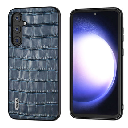 ABEEL Crocodile Texture Genuine Leather Phone Case, For Samsung Galaxy Z Flip6 / Flip7 FE, For Samsung Galaxy Z Fold6, For Samsung Galaxy A05, For Samsung Galaxy S23 FE 5G, For Samsung Galaxy Z Fold5, For Samsung Galaxy Z Flip5