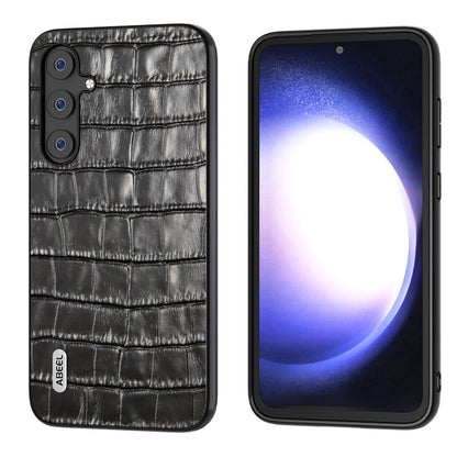 ABEEL Crocodile Texture Genuine Leather Phone Case, For Samsung Galaxy Z Flip6 / Flip7 FE, For Samsung Galaxy Z Fold6, For Samsung Galaxy A05, For Samsung Galaxy S23 FE 5G, For Samsung Galaxy Z Fold5, For Samsung Galaxy Z Flip5