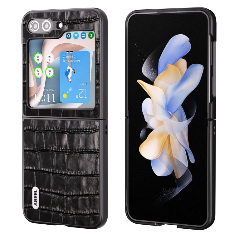ABEEL Crocodile Texture Genuine Leather Phone Case, For Samsung Galaxy Z Flip6 / Flip7 FE, For Samsung Galaxy Z Fold6, For Samsung Galaxy A05, For Samsung Galaxy S23 FE 5G, For Samsung Galaxy Z Fold5, For Samsung Galaxy Z Flip5