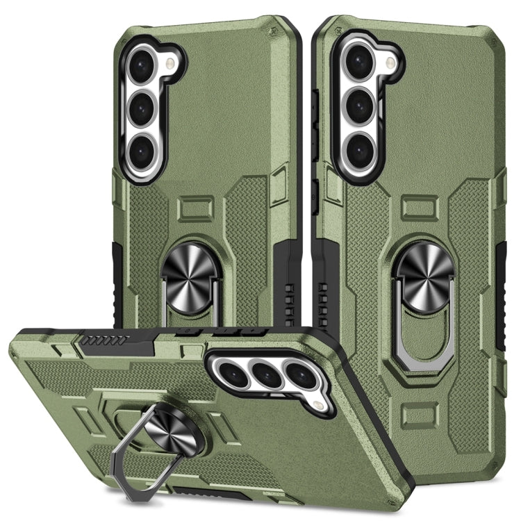 Ring Holder Armor Hybrid Phone Case, For Samsung Galaxy S23 5G, For Samsung Galaxy S23+ 5G, For Samsung Galaxy S23 Ultra 5G, For Samsung Galaxy A13 4G, For Samsung Galaxy A13 5G, For Samsung Galaxy A14 5G, For Samsung Galaxy A23 5G / 4G                ...
