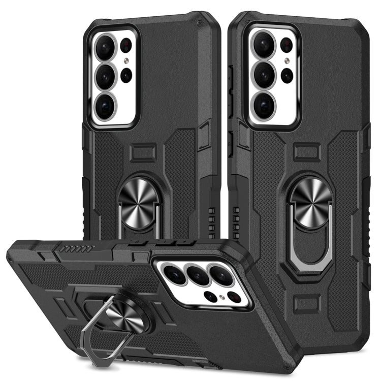 Ring Holder Armor Hybrid Phone Case, For Samsung Galaxy S23 5G, For Samsung Galaxy S23+ 5G, For Samsung Galaxy S23 Ultra 5G, For Samsung Galaxy A13 4G, For Samsung Galaxy A13 5G, For Samsung Galaxy A14 5G, For Samsung Galaxy A23 5G / 4G                ...