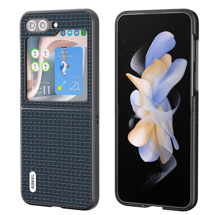 ABEEL Genuine Leather Luxury Series Phone Case, For Samsung Galaxy Z Flip5, For Samsung Galaxy Z Fold5
