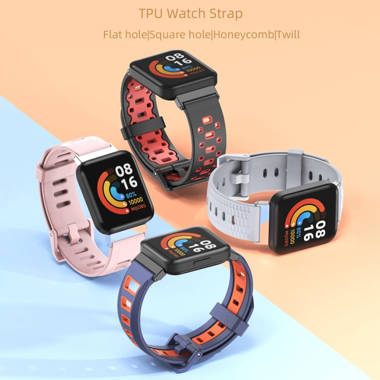 Mijobs Honeycomb Texture TPU Watch Band, For Redmi Watch 3