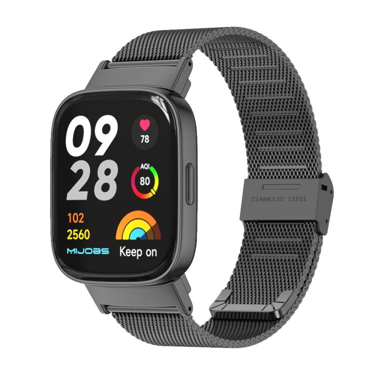 Mijobs Milan Buckle Metal Watch Band, For Redmi Watch 3
