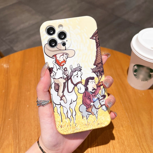 Oil Painting Pattern Glossy PC Phone Case, For iPhone 13 Pro Max, For iPhone 13 Pro, For iPhone 13, For iPhone 12, For iPhone 12 Pro Max, For iPhone 12 Pro, For iPhone 11 Pro Max, For iPhone 11, For iPhone 11 Pro