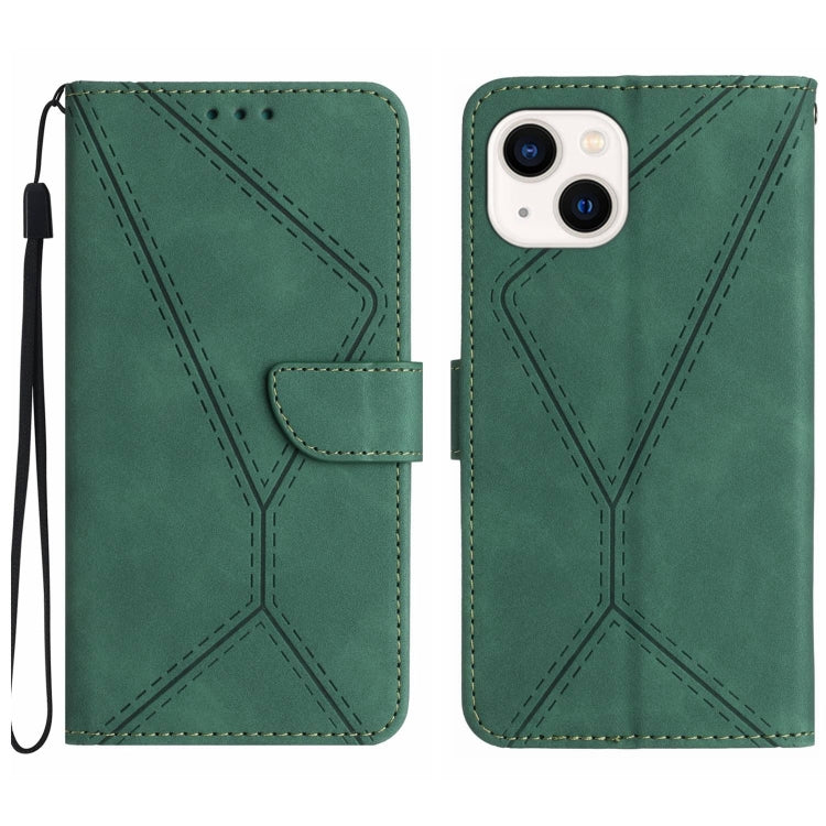 Stitching Embossed Leather Phone Case, For iPhone 14, For iPhone 14 Pro, For iPhone 14 Pro Max, For iPhone 13, For iPhone 13 Pro, For iPhone 13 Pro Max, For iPhone 12 / 12 Pro, For iPhone 12 Pro Max