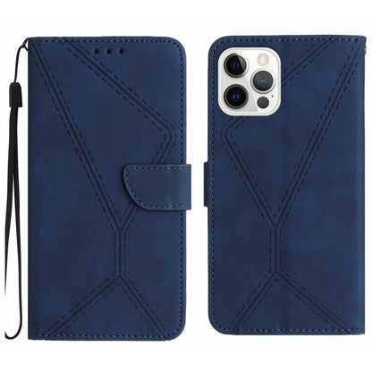 Stitching Embossed Leather Phone Case, For iPhone 14, For iPhone 14 Pro, For iPhone 14 Pro Max, For iPhone 13, For iPhone 13 Pro, For iPhone 13 Pro Max, For iPhone 12 / 12 Pro, For iPhone 12 Pro Max