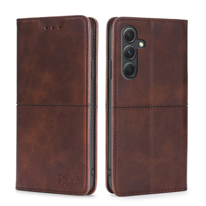 Cow Texture Magnetic Leather Phone Case, For Samsung Galaxy M55 5G, For Samsung Galaxy M15 5G, For Samsung Galaxy Xcover 7 5G, For Samsung Galaxy S24 Ultra 5G, For Samsung Galaxy S24+ 5G, For Samsung Galaxy S24 5G, For Samsung Galaxy F14 5G            ...