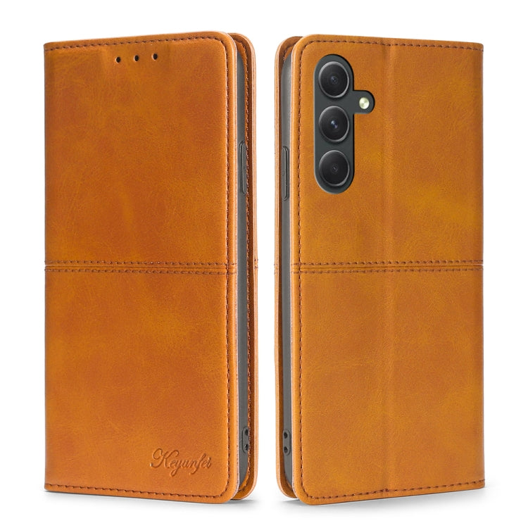 Cow Texture Magnetic Leather Phone Case, For Samsung Galaxy M55 5G, For Samsung Galaxy M15 5G, For Samsung Galaxy Xcover 7 5G, For Samsung Galaxy S24 Ultra 5G, For Samsung Galaxy S24+ 5G, For Samsung Galaxy S24 5G, For Samsung Galaxy F14 5G            ...