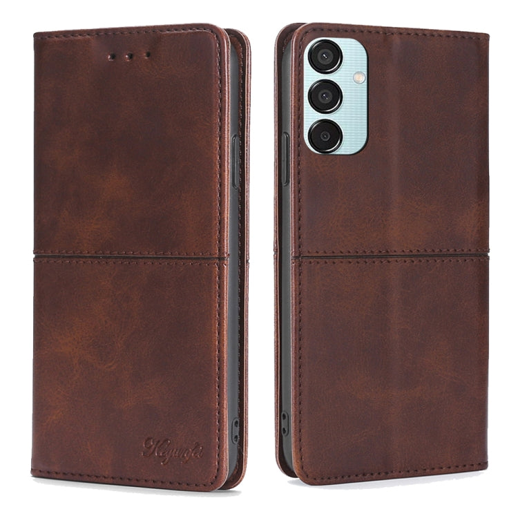 Cow Texture Magnetic Leather Phone Case, For Samsung Galaxy M55 5G, For Samsung Galaxy M15 5G, For Samsung Galaxy Xcover 7 5G, For Samsung Galaxy S24 Ultra 5G, For Samsung Galaxy S24+ 5G, For Samsung Galaxy S24 5G, For Samsung Galaxy F14 5G            ...