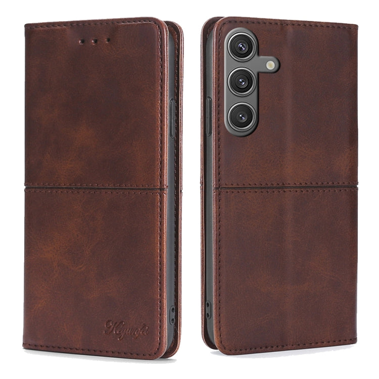 Cow Texture Magnetic Leather Phone Case, For Samsung Galaxy M55 5G, For Samsung Galaxy M15 5G, For Samsung Galaxy Xcover 7 5G, For Samsung Galaxy S24 Ultra 5G, For Samsung Galaxy S24+ 5G, For Samsung Galaxy S24 5G, For Samsung Galaxy F14 5G            ...