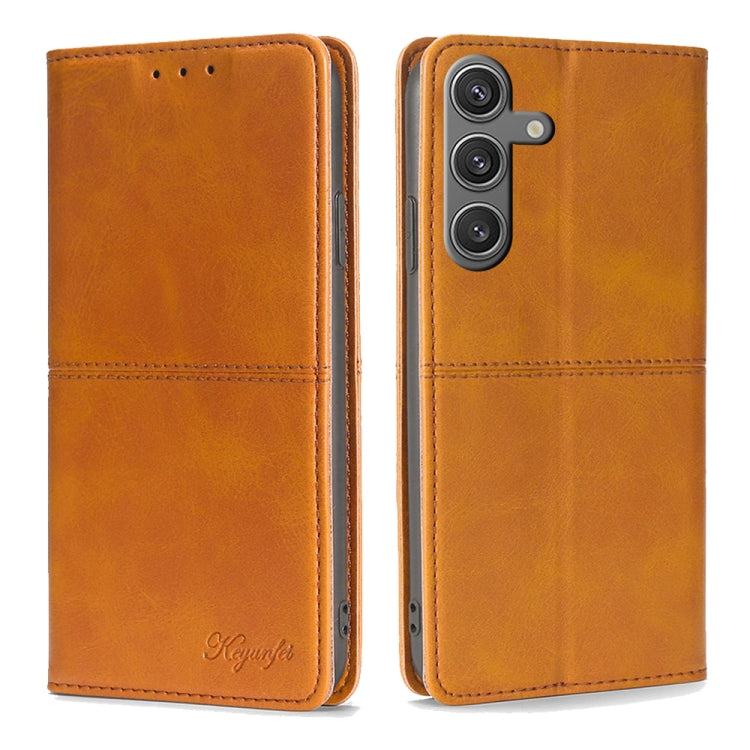 Cow Texture Magnetic Leather Phone Case, For Samsung Galaxy M55 5G, For Samsung Galaxy M15 5G, For Samsung Galaxy Xcover 7 5G, For Samsung Galaxy S24 Ultra 5G, For Samsung Galaxy S24+ 5G, For Samsung Galaxy S24 5G, For Samsung Galaxy F14 5G            ...