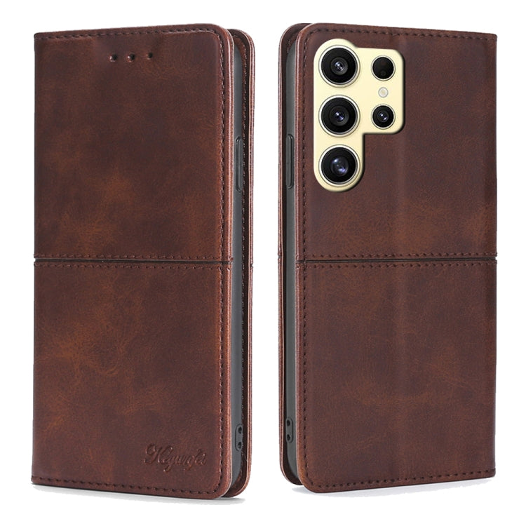 Cow Texture Magnetic Leather Phone Case, For Samsung Galaxy M55 5G, For Samsung Galaxy M15 5G, For Samsung Galaxy Xcover 7 5G, For Samsung Galaxy S24 Ultra 5G, For Samsung Galaxy S24+ 5G, For Samsung Galaxy S24 5G, For Samsung Galaxy F14 5G            ...