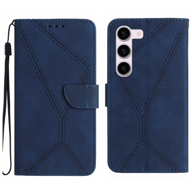 Stitching Embossed Leather Phone Case, For Samsung Galaxy S23 5G, For Samsung Galaxy S23 Ultra 5G, For Samsung Galaxy S22 5G, For Samsung Galaxy S22+ 5G, For Samsung Galaxy S22 Ultra 5G, For Samsung Galaxy S21 5G, For Samsung Galaxy S21 FE 5G          ...