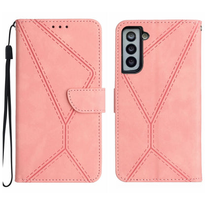 Stitching Embossed Leather Phone Case, For Samsung Galaxy S23 5G, For Samsung Galaxy S23 Ultra 5G, For Samsung Galaxy S22 5G, For Samsung Galaxy S22+ 5G, For Samsung Galaxy S22 Ultra 5G, For Samsung Galaxy S21 5G, For Samsung Galaxy S21 FE 5G          ...