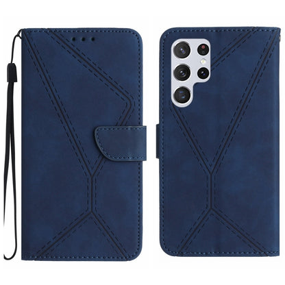 Stitching Embossed Leather Phone Case, For Samsung Galaxy S23 5G, For Samsung Galaxy S23 Ultra 5G, For Samsung Galaxy S22 5G, For Samsung Galaxy S22+ 5G, For Samsung Galaxy S22 Ultra 5G, For Samsung Galaxy S21 5G, For Samsung Galaxy S21 FE 5G          ...