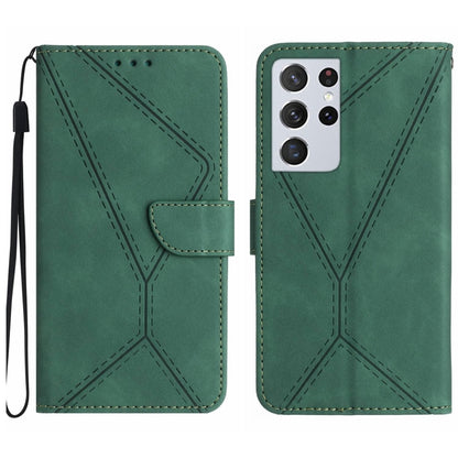 Stitching Embossed Leather Phone Case, For Samsung Galaxy S21 Ultra 5G, For Samsung Galaxy S20, For Samsung Galaxy S20+, For Samsung Galaxy S20 Ultra, For Samsung Galaxy S20 FE, For Samsung Galaxy S10, For Samsung Galaxy S10+, For Samsung Galaxy Note20